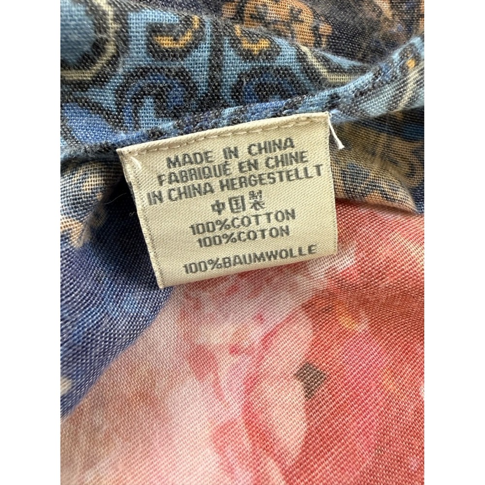 J&C Sunny Boho Floral Paisley Kimono Cardigan One Size Sheer festival‎ beach - Picture 6 of 7